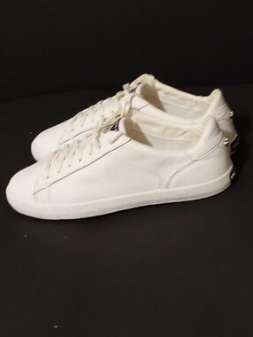 Cole Haan Mindi White Lace-Up Leather Sneaker Women's Size 7.5